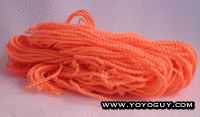Orange Brazilian Mondo String 100 Percent Polyester